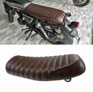 【安心お取引】大人気 カフェレーサー シート ヴィンテージ スズキ ホンダ 汎用 カワサキ ヤマハ SR400/500 W400 GB250 250TR