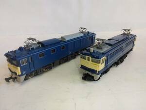 TOMIX N gauge EF64 shape .EF65 shape electric locomotive 2 both used beautiful goods 