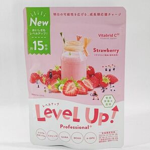 子供成長期サポート飲料 レベルアップ プロフェッショナル プラス イチゴミルク風味 ビタブリッドジャパン