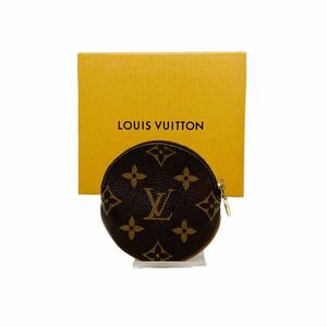 【美品】ルイヴィトン LOUIS VUITTON M61926 モノグラム ポルトモネ ロン コインケース 小銭入れ