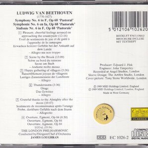 Collins ベートーヴェン 交響曲6、他 ロッホラン/LPOの画像2
