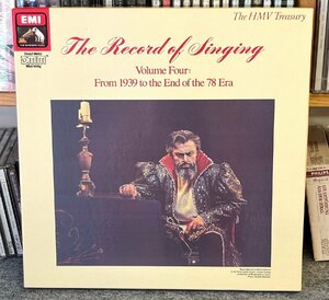 【輸入LP】EMI　「The Record of Singing VOL4」　From 1939 to the End of the 78 Era　8枚組