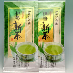  new tea circle middle made tea Ise city new tea 100g×2 pcs set free shipping ( free shipping three-ply prefecture production 100g tea Japanese tea new tea little gift Mother's Day gift 2024 )