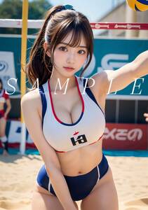 高品質 美女 ポスター グラビア アイドル 美人 美少女 かわいい 下着 セクシー 巨乳 美乳 美尻 美脚 モデル コスプレ 制服 イラスト 00695