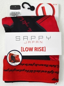 ★【SAPPY サピー】LOW RISE ボクサーパンツ D-542 赤 Lサイズ