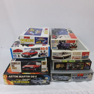 1 jpy * set sale [ plastic model ] car parts taking . Junk FUJIMI AOSHIMA IMAI present condition goods details unknown 