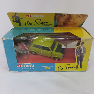 1円★【CORGI CLASSICS】Mr.Bean's MINI 04419 レトロ ミニカー 缶バッジ クラシックカー 現状品 