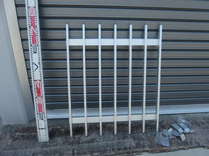  aluminium .. length .. window grate aluminium crime prevention LIXIL bracket silver wall attaching 