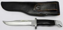 BUCK バック ナイフ 119 USA 本革専用ケース付き ヴィンテージ 1970年代 中古 アウトドアナイフ ハンティングナイフ_画像2