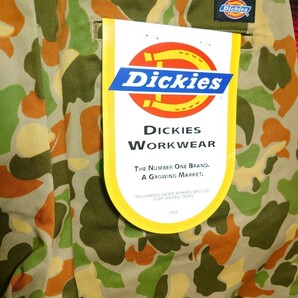 Dickies ディッキーズ T/C ダックカモフラージュ クロップド テーパード パンツ 新品 未使用 Mサイズ 迷彩ワークパンツ ポイントコラボの画像3