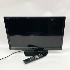 シャープ SHARP アクオス AQUOS LC-24K9 24V型ワイド 液晶 テレビ 2013年製 通電確認済 現状品 中古品 nn0101 087