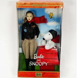 バービー&スヌーピー Barbie and SNOOPY 2001年限定 バービー 限定 スヌーピー コラボ ヴィンテージ 未使用品 現状品 nn0101 091