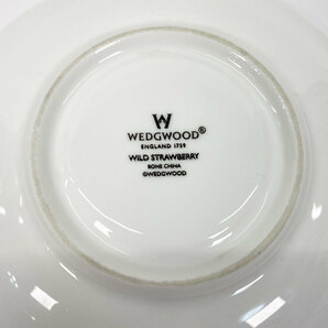 ウェッジウッド WEDGWOOD ワイルド ストロベリー カップ&ソーサー 2点セット ペア 磁器 陶器 花柄 現状品 コレクション 中古品 nn0101 122の画像8