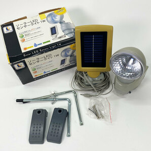 センサーライト セット LIFELEX ソーラー式 EATH MAN 降雨タイプ シングル L-60 M&M L-1 現状品 中古品 nn0101 132の画像2
