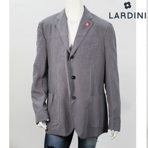 ラルディーニ LARDINI フラックス シルク テーラード ジャケット 春ジャケット カジュアル サイズ52 イタリア製 現状品 中古品 nn0101 155の画像1