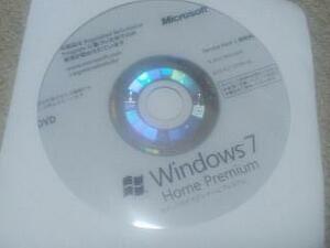 Microsoft Windows 7 Home Premium SP1　2011 DVD　ディスク