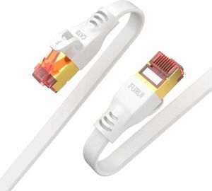 FURUI Lan フラット ケーブル Cat8 1.8M、40Gbps