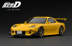 IG2868 1/18 INITIAL D Mazda RX-7 (FD3S) Yellow