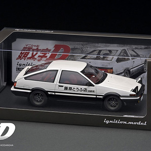 IG2871 1/18 INITIAL D Toyota Sprinter Trueno 3Dr GT Apex (AE86) White/Blackの画像4