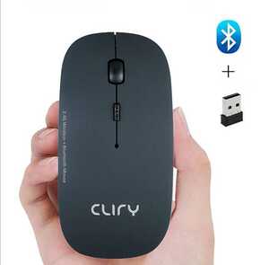 ワイヤレスマウス Bluetooth マウス 2.4GHz デュアルモード 無線マウス 新品未使用品　送料無料　単4乾電池×2（別売）箱無し