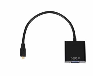 送料無料　未使用品　Micro HDMI - VGA D-sub 変換 メス アダプタ マイクロ Dタイプ RGB 15ピン asus chromebook flip LENOVO YOGA