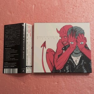 美品 CD 国内盤 帯付 アウタースリーブ付 クイーンズ オブ ザ ストーン エイジ ヴィランズ QUEENS OF THE STONE AGE VILLAINS