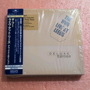 2CD リマスター 国内盤 帯付 ザ フー ライヴ アット リーズ デラックス エディション THE WHO LIVE AT LEEDS DELUXE EDITION 2枚組