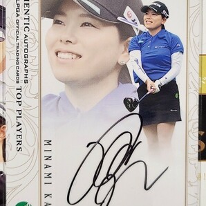 【勝みなみ】EPOCH2022 女子ゴルフ 女子ゴルフ JLPGA TOP PLAYERS 直筆サインカード 55枚限定の画像1