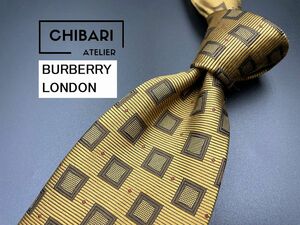 BURBERRY LONDON　バーバリーロンドン　ドット柄　ネクタイ　3本以上送料無料　ブラウン　0401248