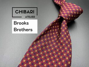 【新古品】BrooksBrothers　ブルックスブラザーズ　ドット柄　ネクタイ　3本以上送料無料　ワインレッド　0402157