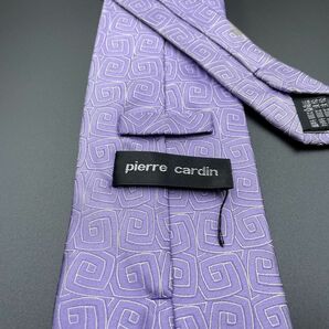 【超美品】Pierre Cardin ピエールカルダン ドット柄 ネクタイ 3本以上送料無料 パープル 0403008の画像2