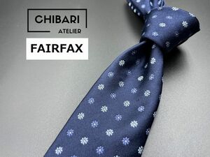 【超美品】FAIRFAX　フェアーファックス　ドット柄　ネクタイ　3本以上送料無料　ネイビー　0403169