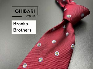 BrooksBrothers　ブルックスブラザーズ　ドット柄　ネクタイ　3本以上送料無料　ワインレッド　0404048