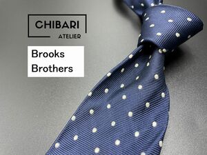 BrooksBrothers　ブルックスブラザーズ　ドット柄　ネクタイ　3本以上送料無料　ネイビー　0404113