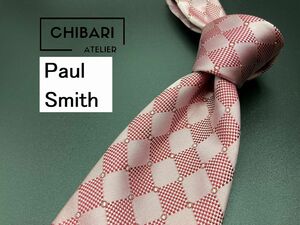 PaulSmith　ポールスミス　チェック柄　ネクタイ　3本以上送料無料　ピンク　0501094