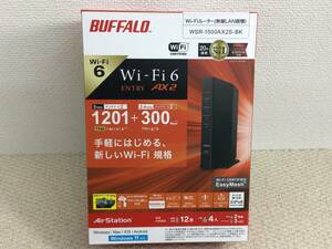 ★ 未開封 ★ BUFFALO バッファロー Wi-Fi ルーター WSR-1500AX2S-BK 