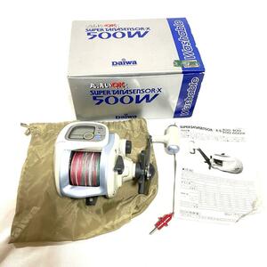 ダイワ daiwa スーパータナセンサーX 500w 両軸リール 青物