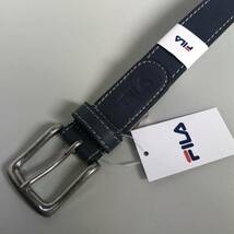 新品 FILA フィラ メンズ ベルト カジュアル ゴルフ 01 紺_画像3