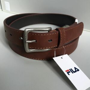 新品 FILA フィラ メンズ ベルト カジュアル ゴルフ 01 茶