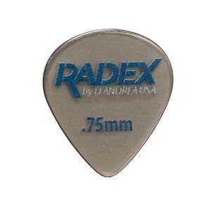 ★D’Andrea RDX551 0.75 [0.75mm] RADEXシリーズ ポリフェニルスルホン ギター ピック 6枚セット★新品/メール便