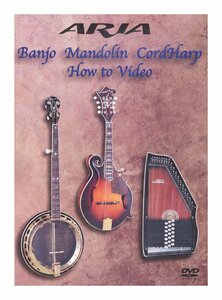 ★ARIA 5弦バンジョー/マンドリン/コードハープ入門 教則DVD Banjo Mandolin Cord Harp How to Video★新品送料込/メール便