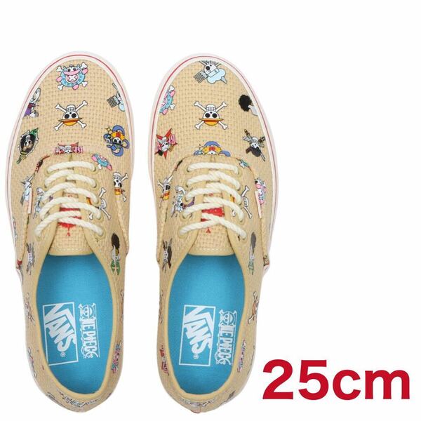 バンズ（Vans）オーセンティック ワンピース（One Piece）ストロー マルチ（Straw Multi） スニーカー 25cm