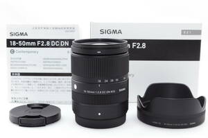 ★美品★ シグマ SIGMA 18-50mm F2.8 DC DN Contemporary 富士フイルム Xマウント