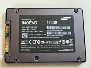 SAMSUNG SSD 120GB【動作確認済み】2532　