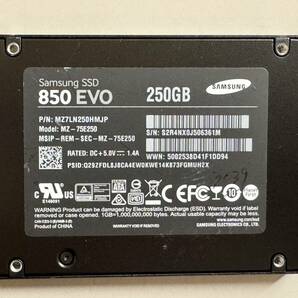 SAMSUNG【動作確認済み】SSD 250GB 3039の画像1