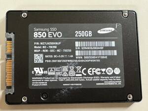 SAMSUNG[ operation verification ending ]SSD 250GB 3029