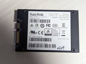 　SanDisk SSD 120GB　【動作確認済み】0307 