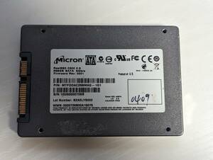 　Micron SSD 256GB【動作確認済み】0409