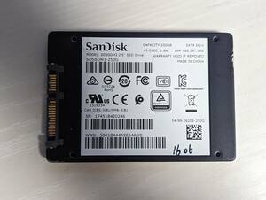 SanDisk SSD 250GB[ operation verification ending ]1606