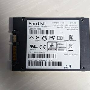  SanDisk SSD 240GB【動作確認済み】1614 の画像1